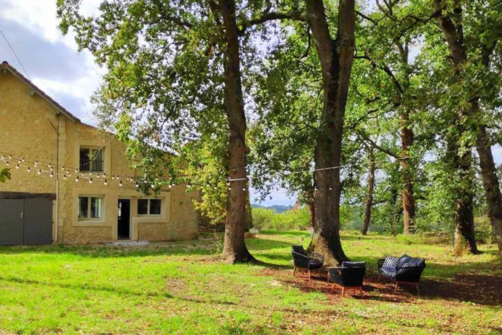 Villa Moulin de Bigorre Saint-Genès-de-Castillon Exterior foto